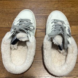 GGDB/SSTAR Superstar Sabot Shearling Slide Sneakers